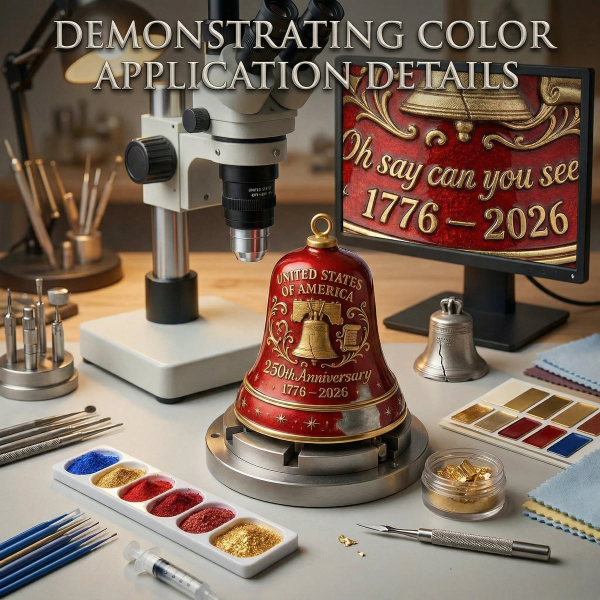 ⏳ Last Day 49% OFF – America’s 250th Anniversary Christmas Keepsake Bell