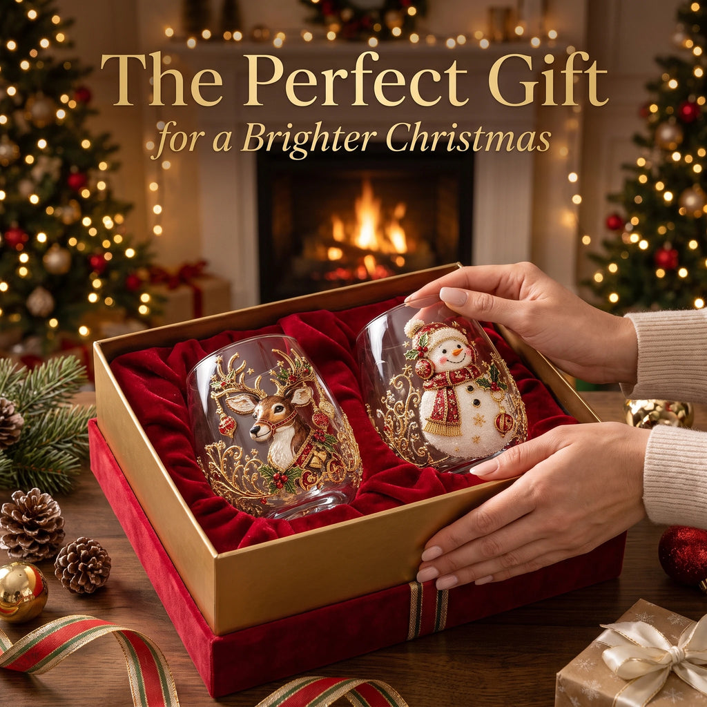 ⏳ Last Day 50% OFF – 3D Christmas Glass, A Magical Holiday Gift for Every Sip