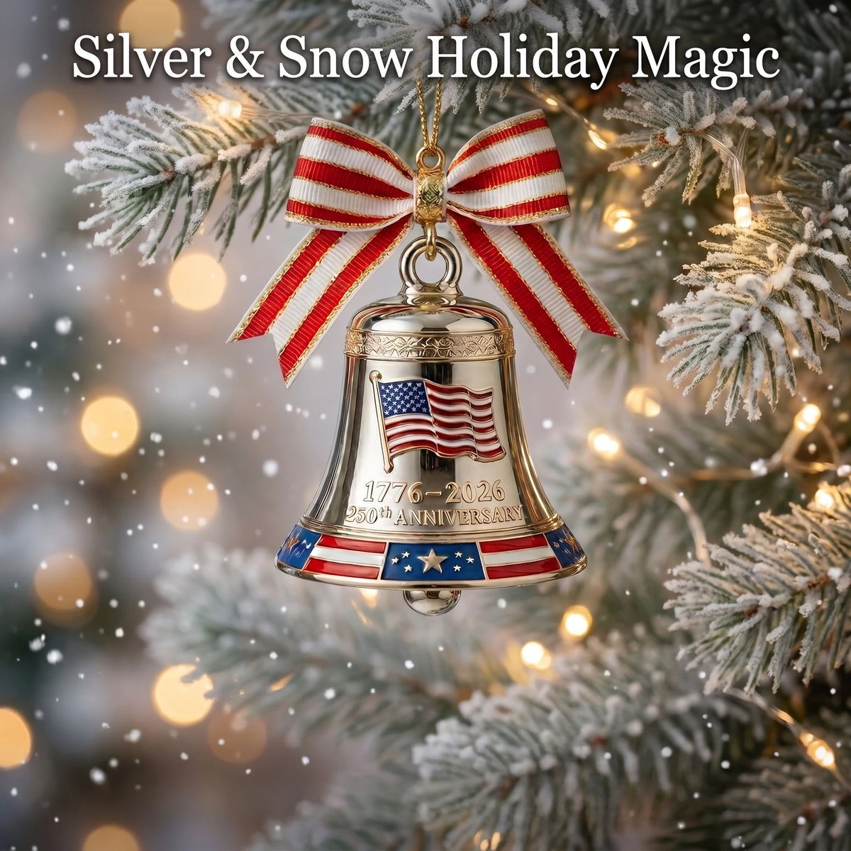 ⏳ Last Day 49% OFF – America’s 250th Anniversary Christmas Keepsake Bell