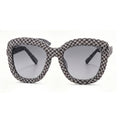 Charcoal & Ash Woven Statement Sunglasses