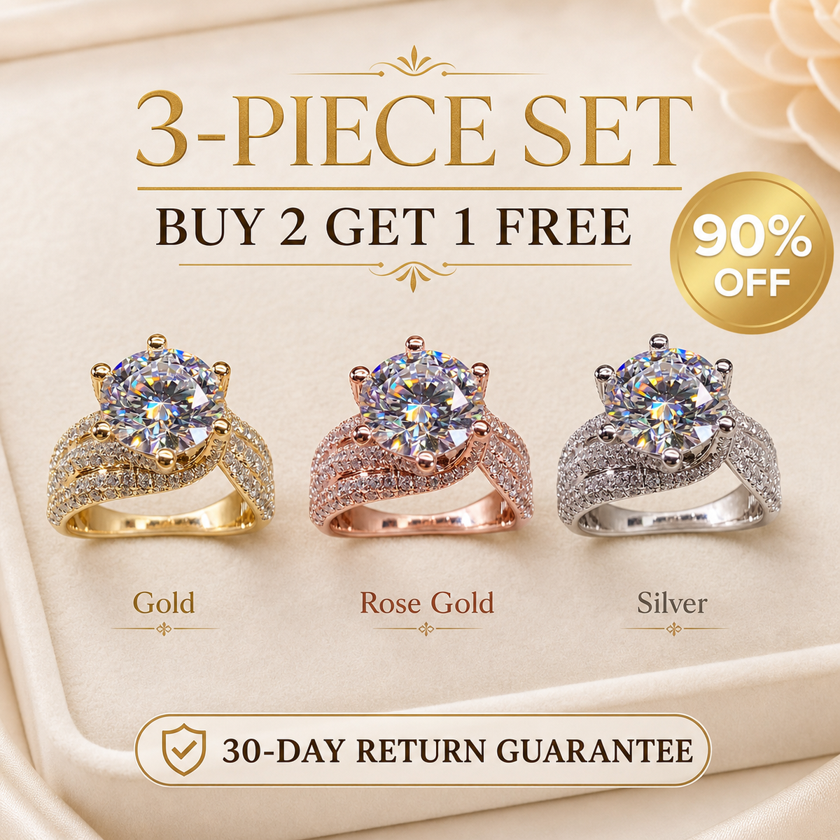 🔥 LAST DAY 90% OFF:  The 1-5 Carat Infinity Twist Moissanite Ring | Fearless Everyday Luxury