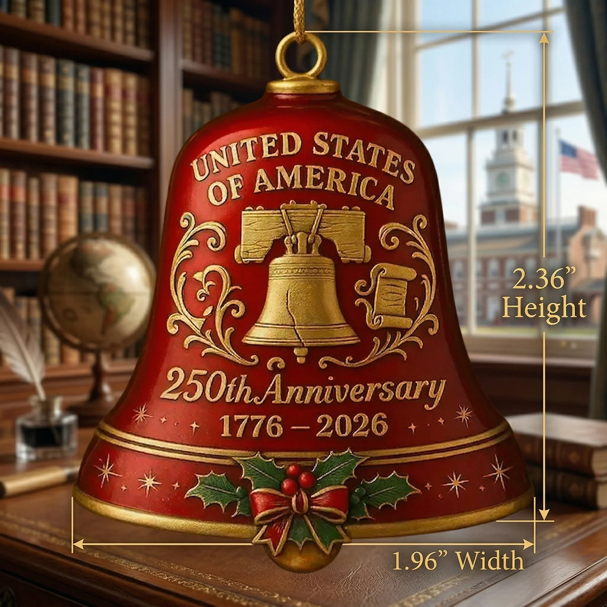 ⏳ Last Day 49% OFF – America’s 250th Anniversary Christmas Keepsake Bell