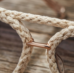 Ivory Braided Aviator Statement Sunglasses