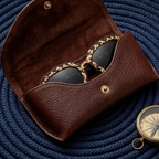 Espresso & Natural Braided Statement Sunglasses