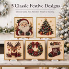 Christmas Pearl Diamond Painting Kit with Frame