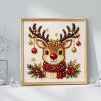 Christmas Pearl Diamond Painting Kit with Frame
