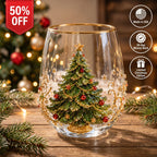 ⏳ Last Day 50% OFF – 3D Christmas Glass, A Magical Holiday Gift for Every Sip